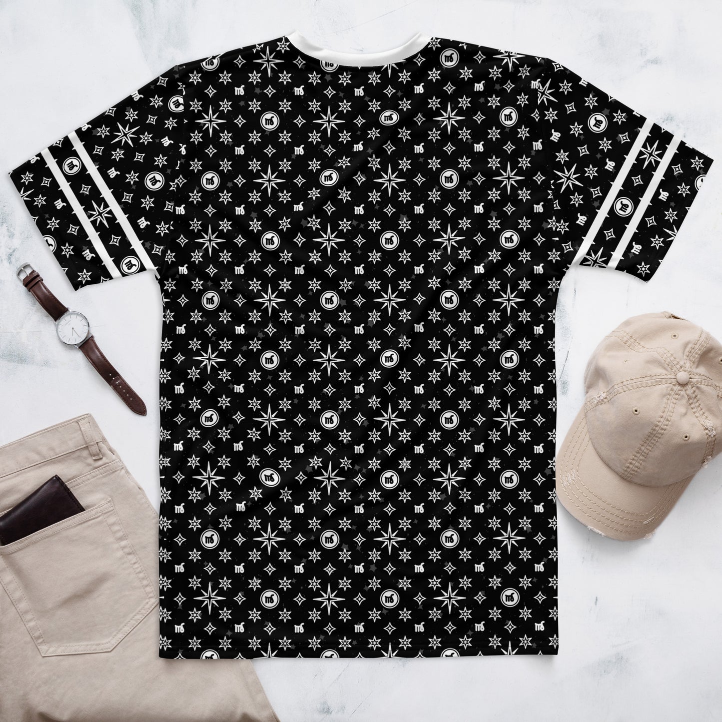 -Black Scorpio Athletic Shirt