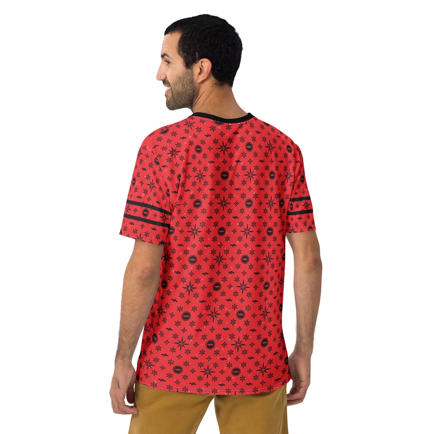 -Red Aquarius Athletic Shirt