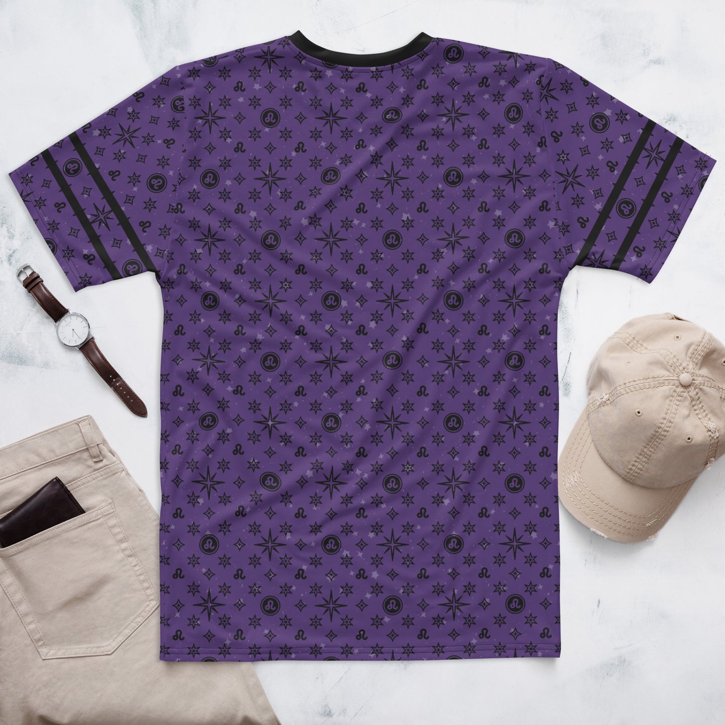 -Purple Leo Athletic Shirt