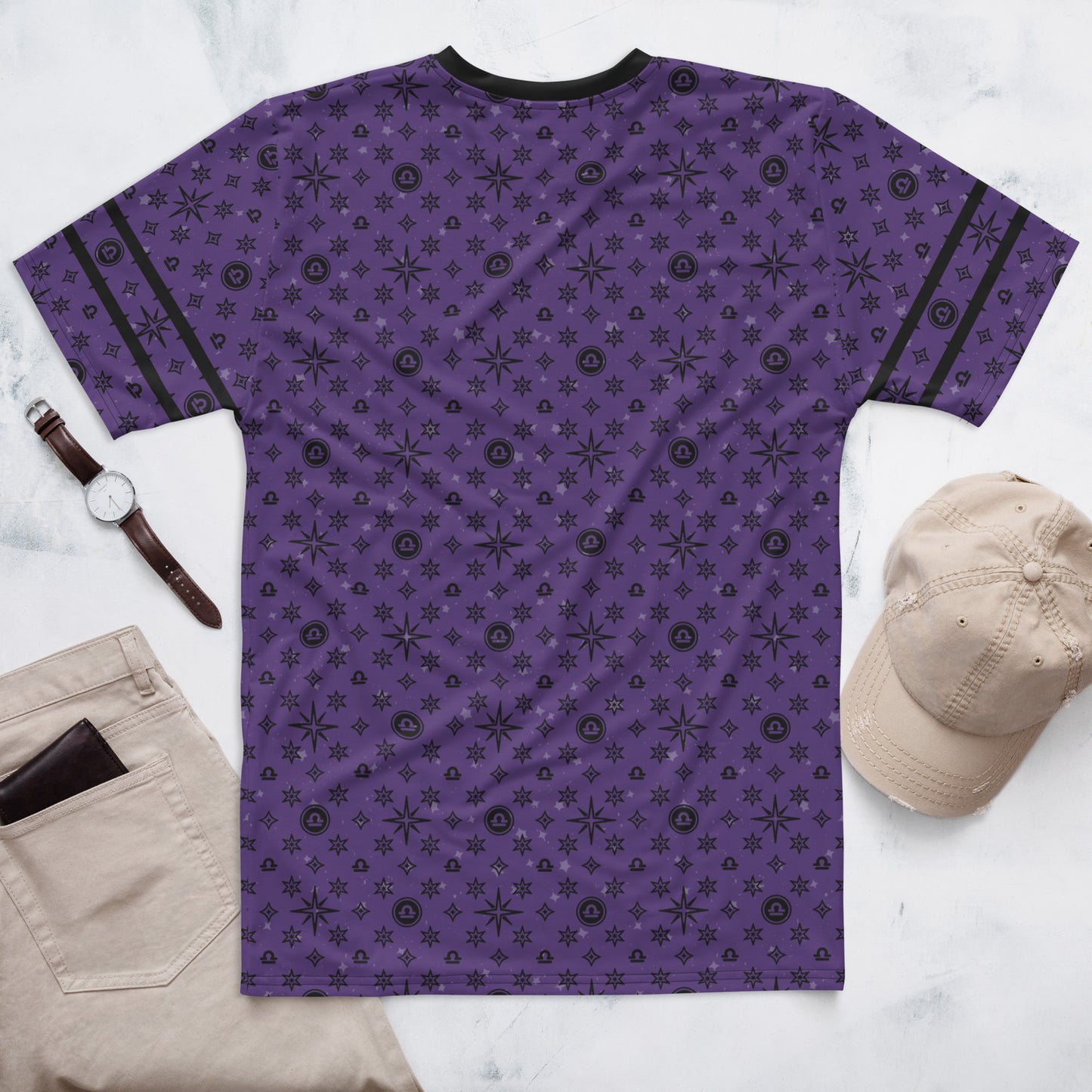 -Purple Libra Athletic Shirt