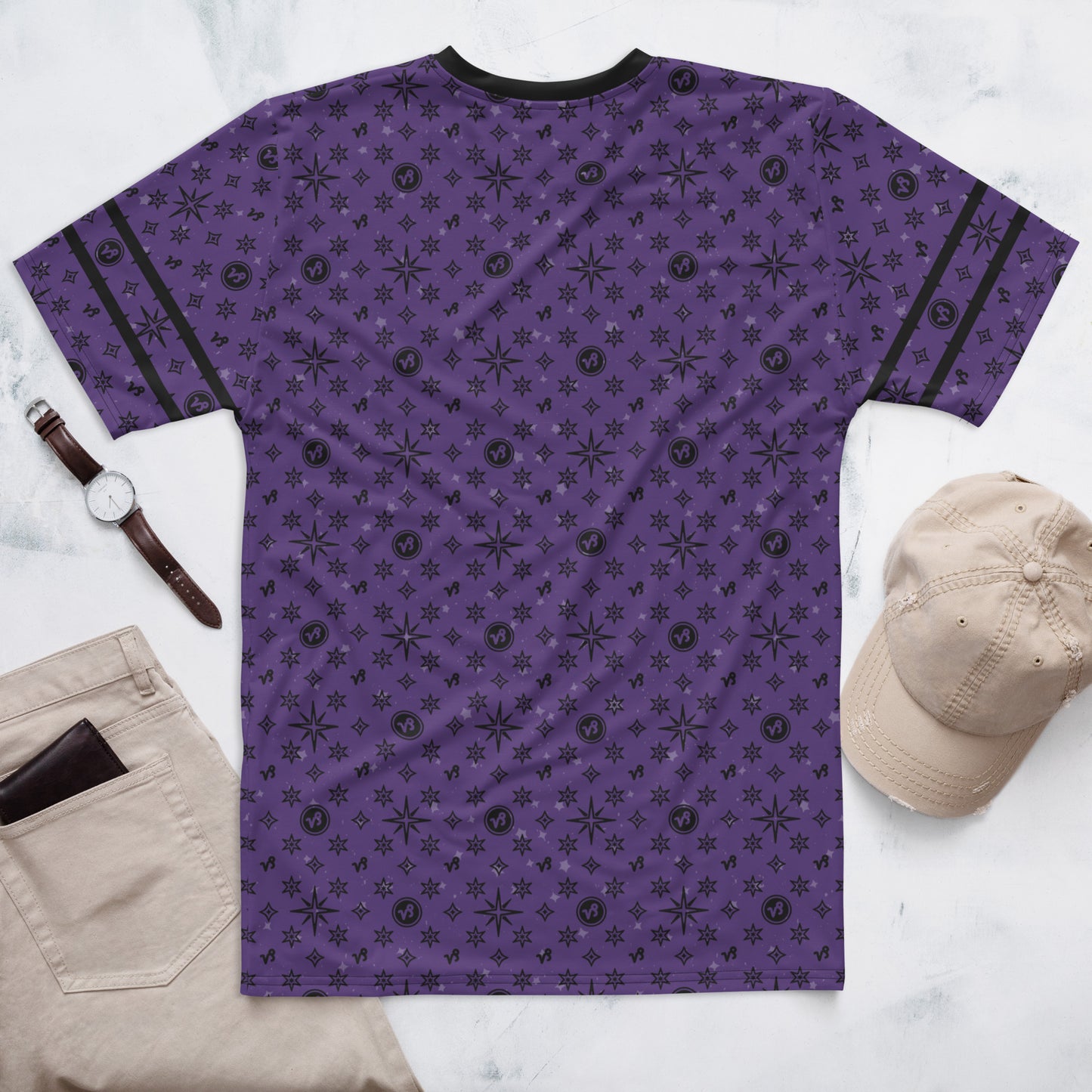 -Purple Capricorn Athletic Shirt