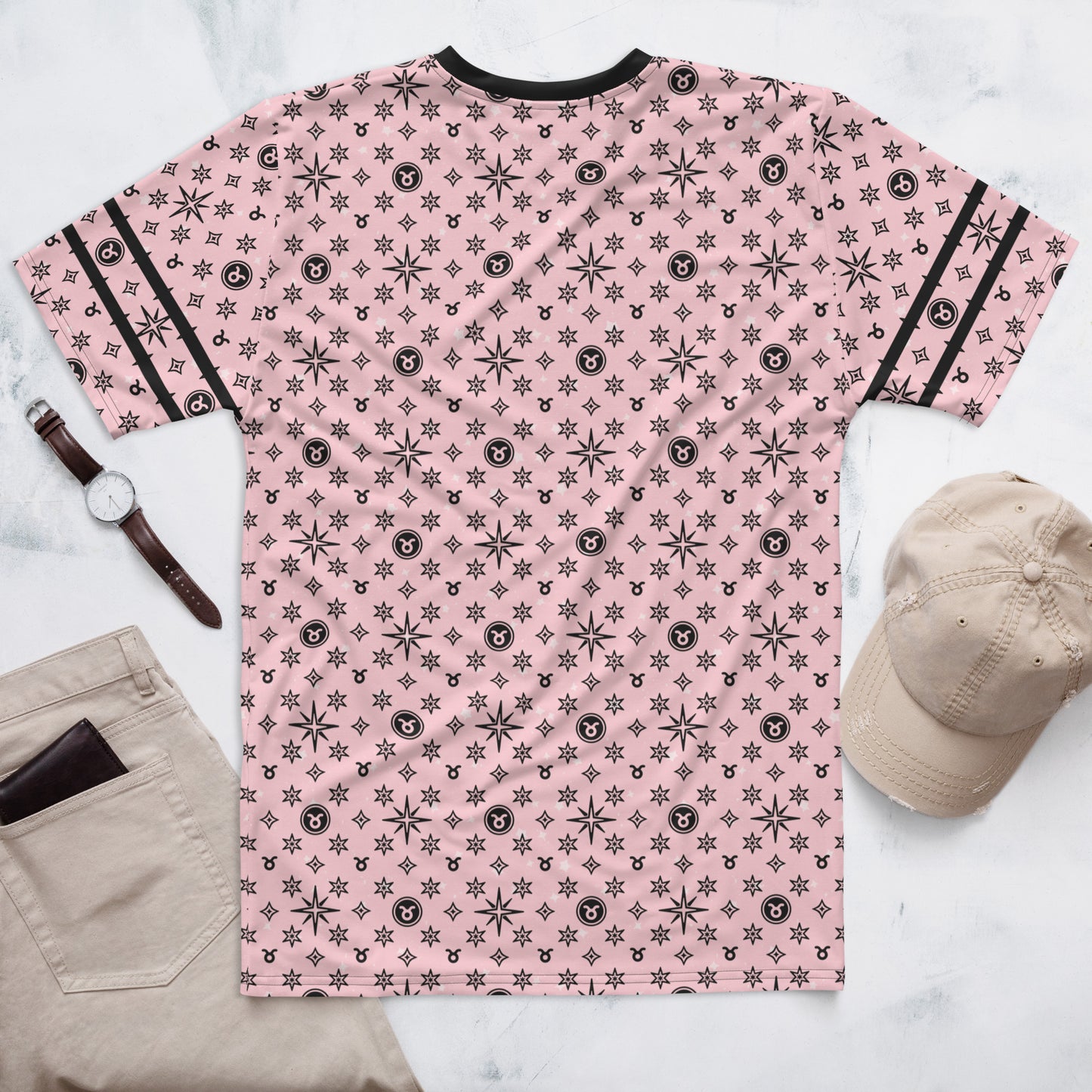-Pink Taurus Athletic Shirt
