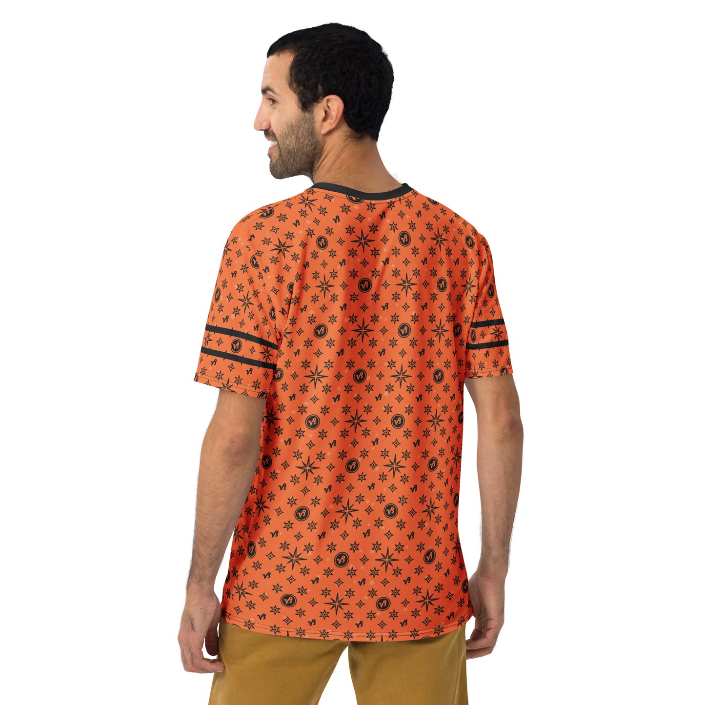 -Orange Capricorn Athletic Shirt