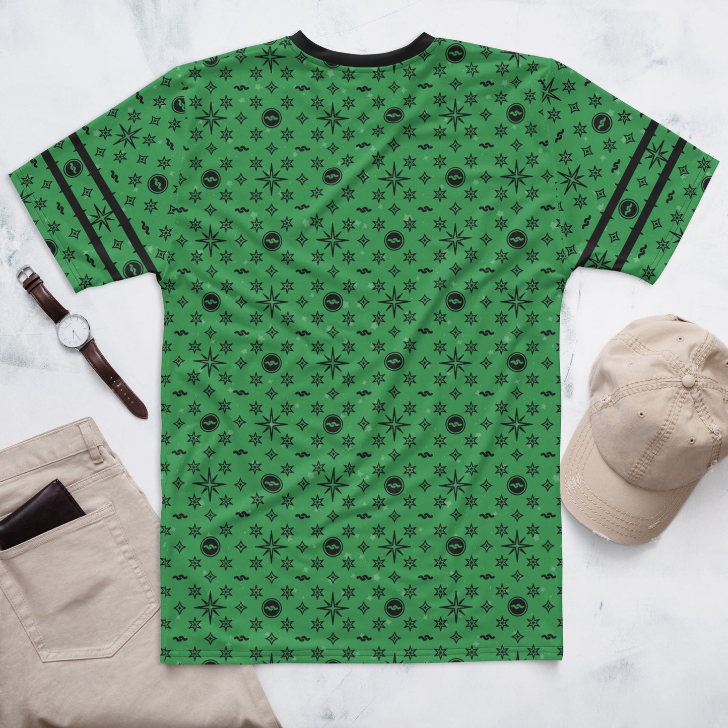 -Green Aquarius Athletic Shirt