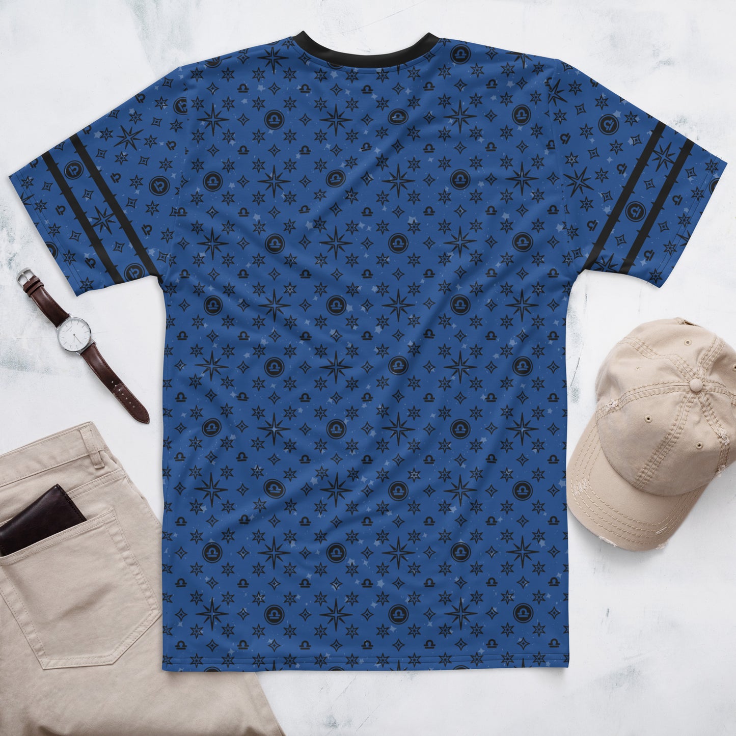 -Blue Libra Athletic Shirt