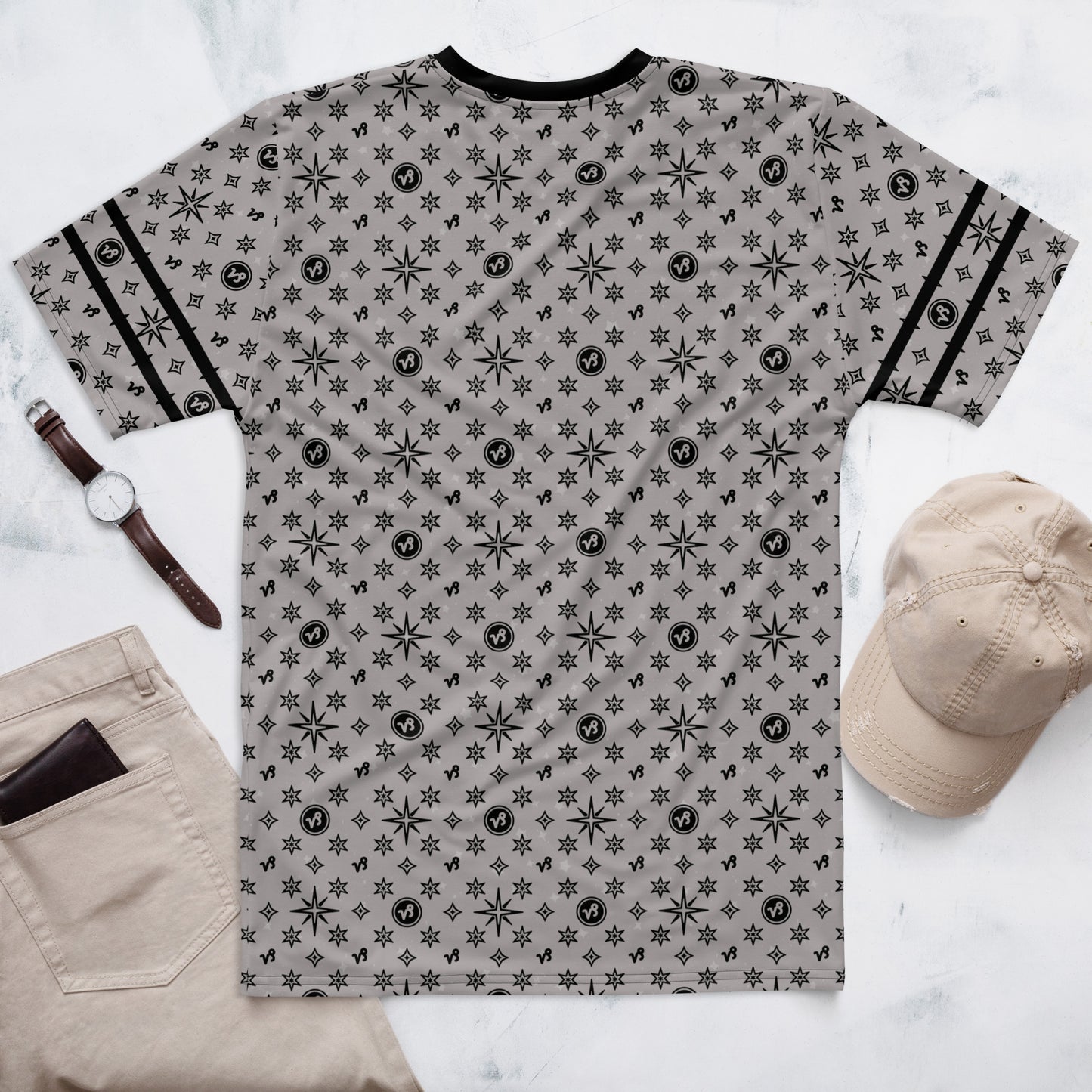 -Grey Capricorn Athletic Shirt