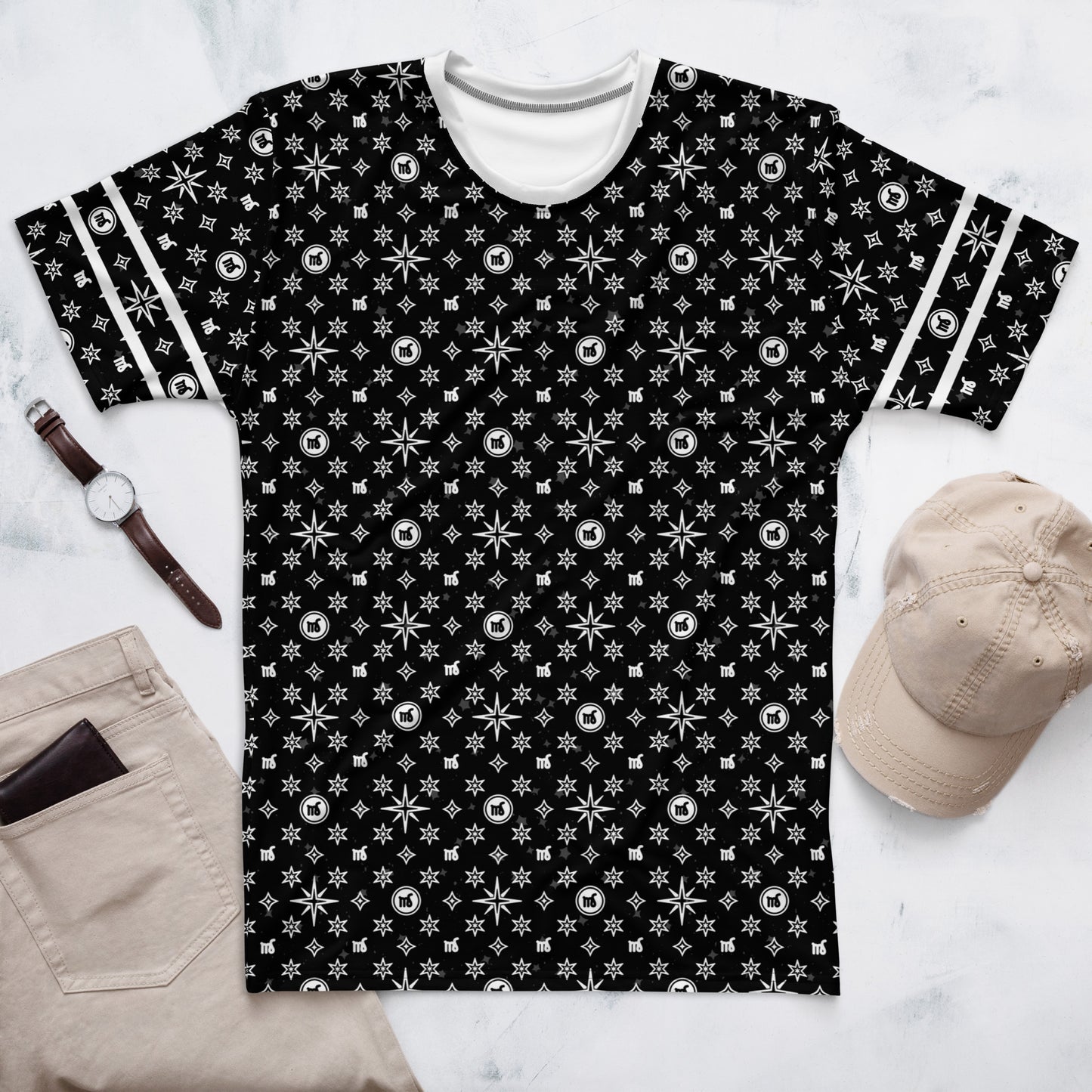 -Black Scorpio Athletic Shirt
