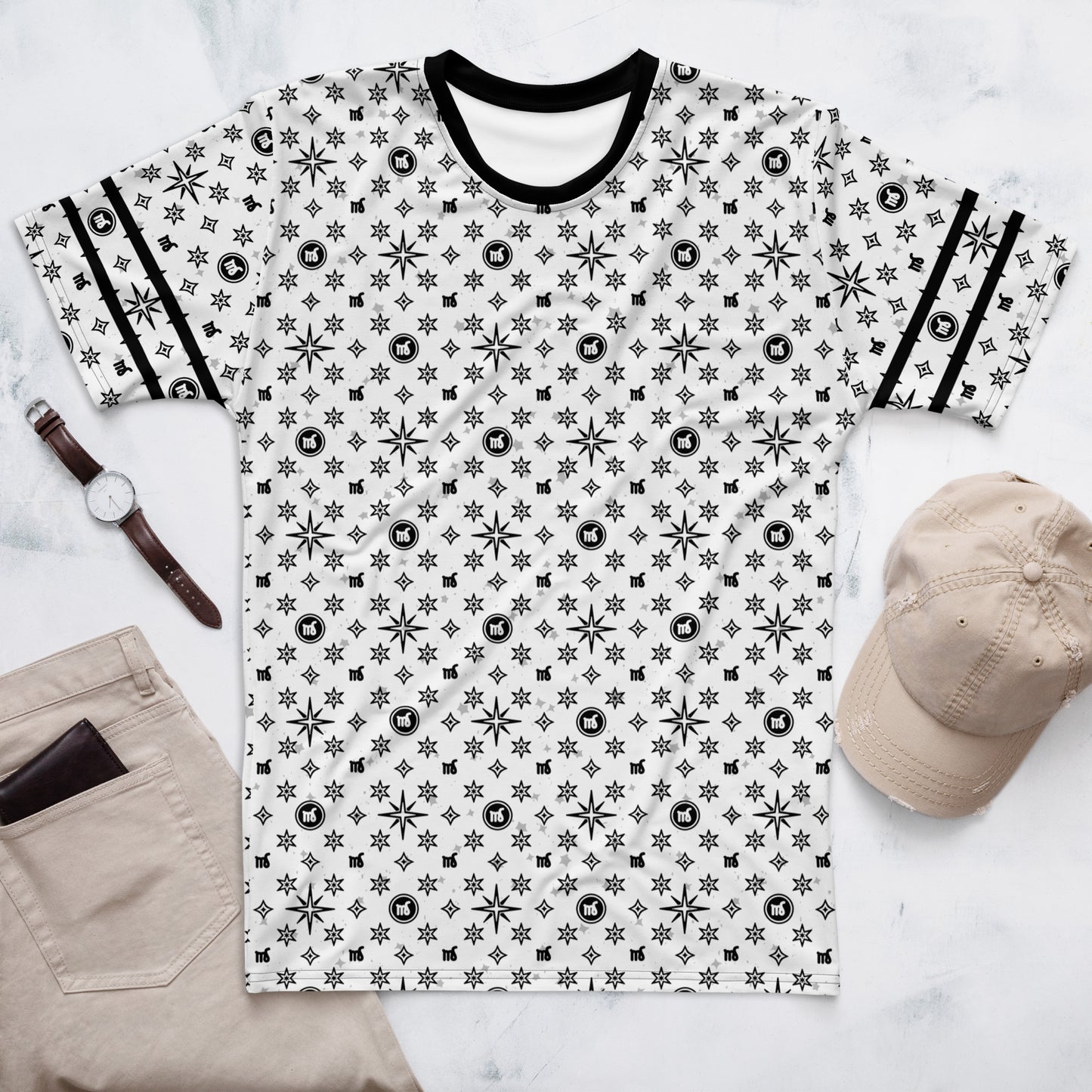 -White Scorpio Athletic Shirt