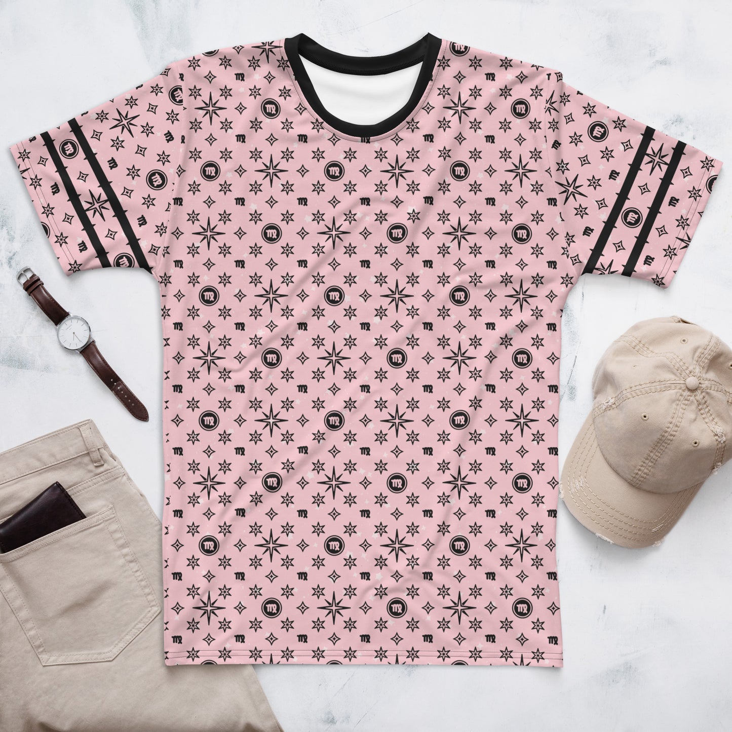 -Pink Virgo Athletic Shirt