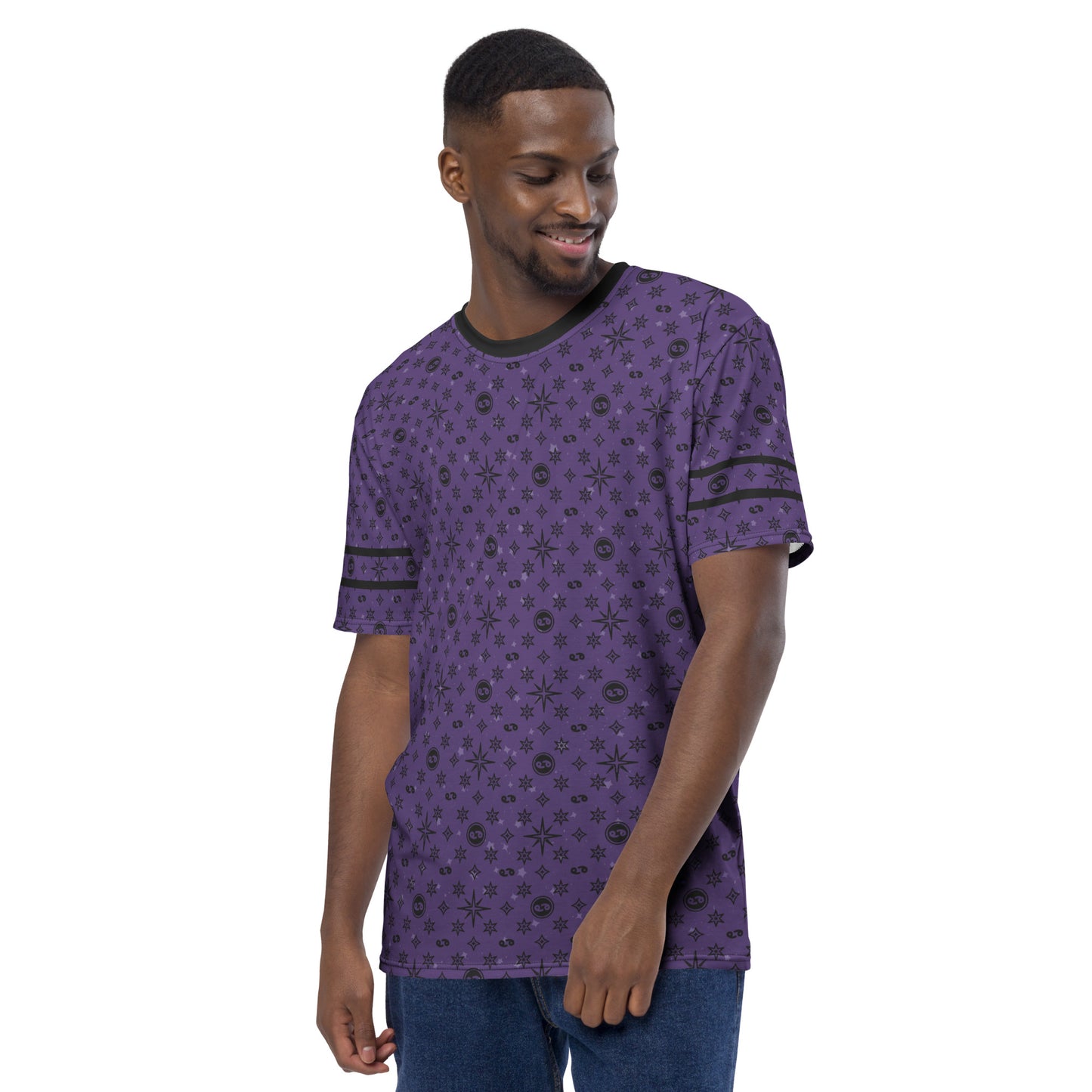 -Purple Cancer Athletic Shirt