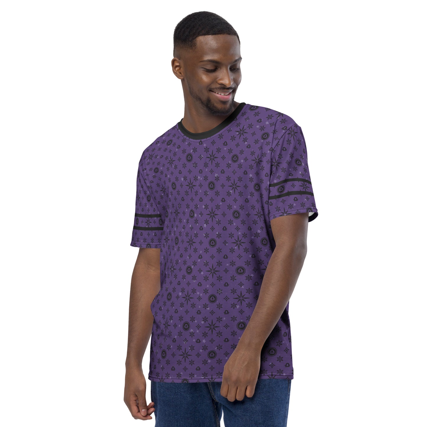 -Purple Libra Athletic Shirt