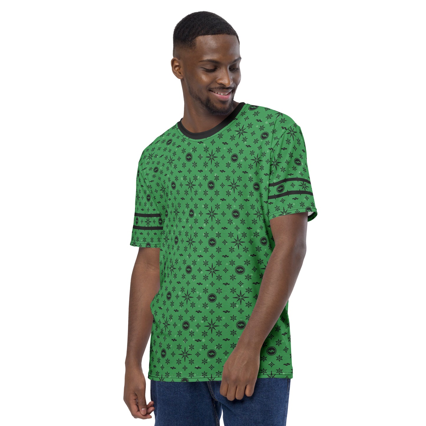 -Green Aquarius Athletic Shirt