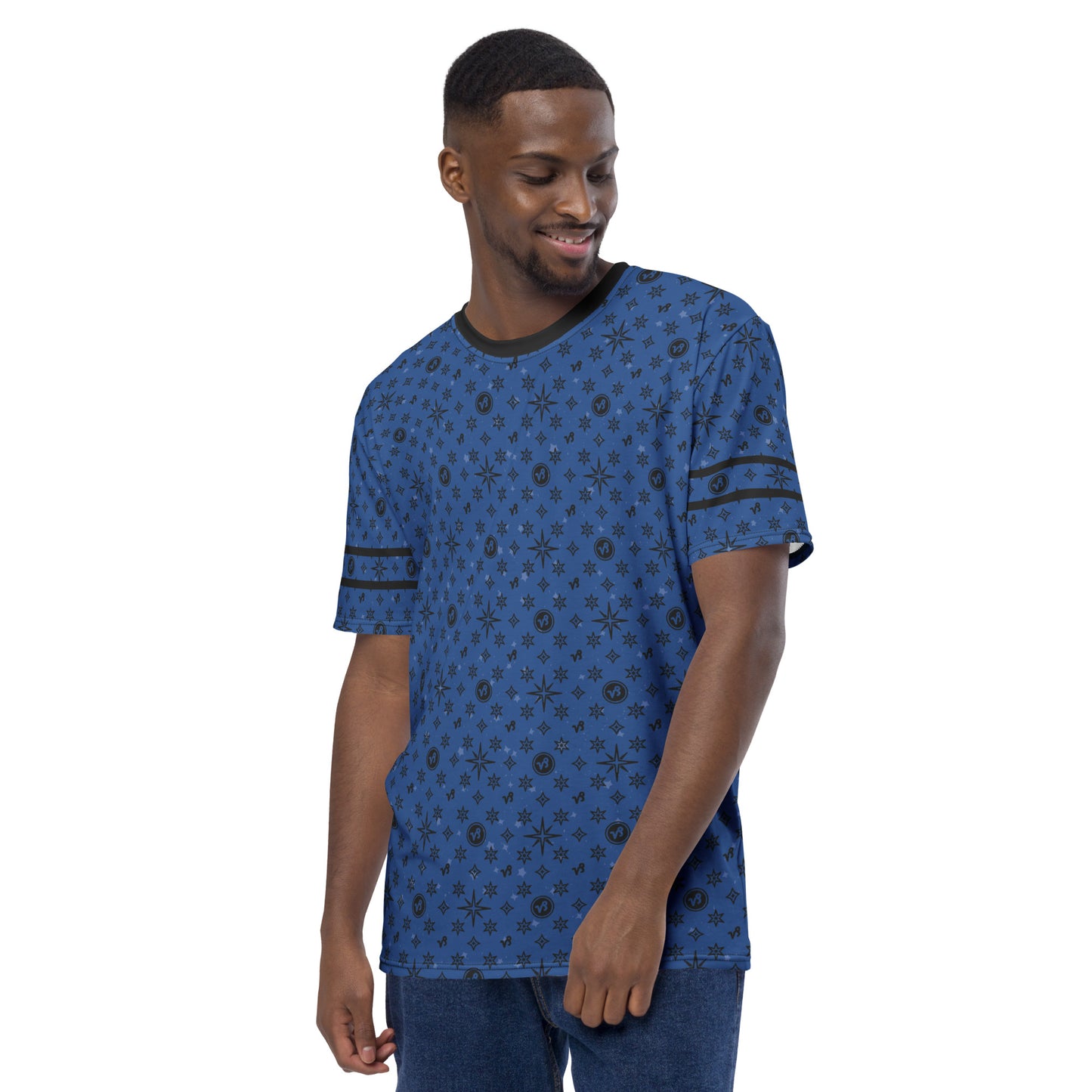 -Blue Capricorn Athletic Shirt