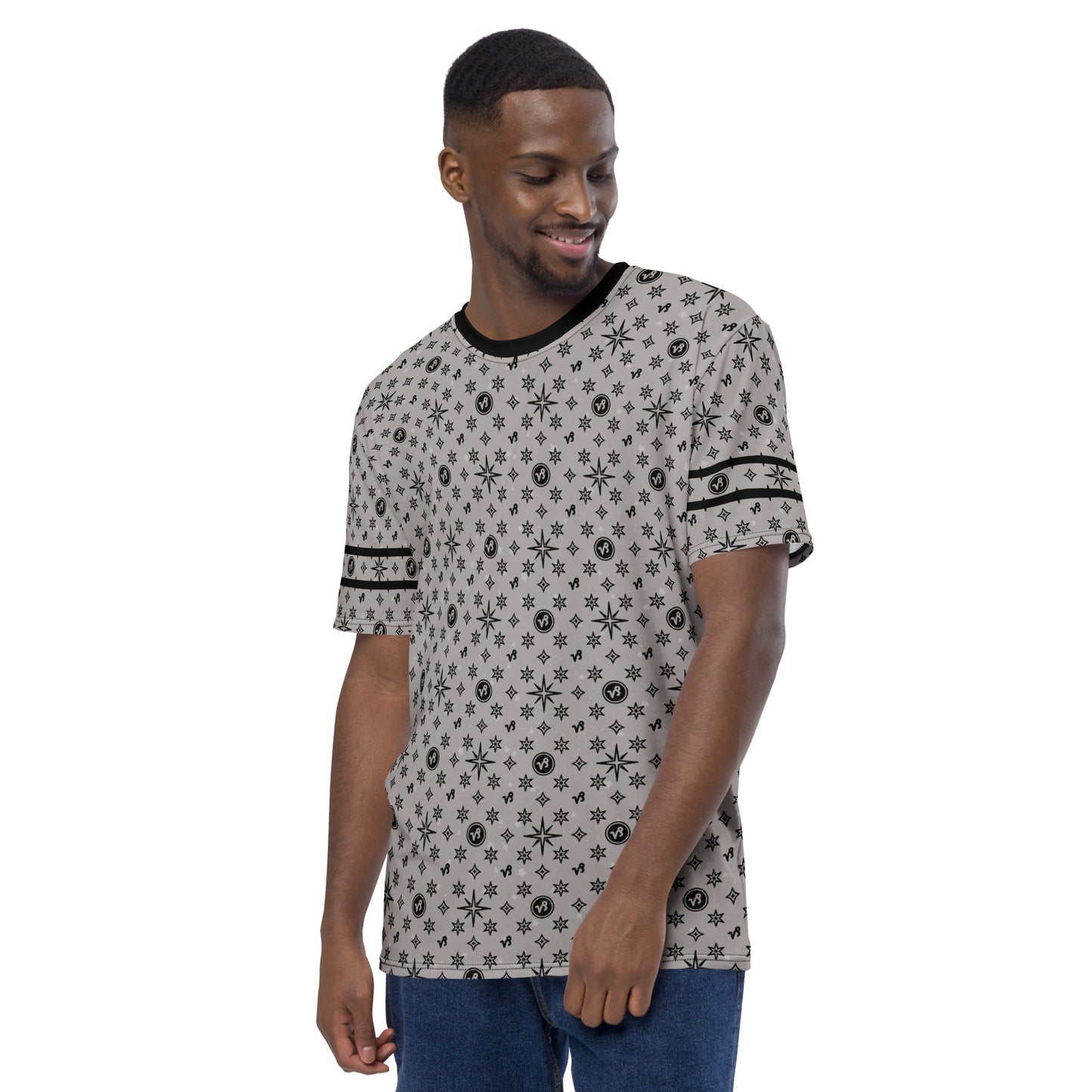 -Grey Capricorn Athletic Shirt